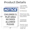 Signmission Children'S Play Area No Dogs Allowed, 7 in W x Rectangle, Plastic OS-2PACK-NS-P-710-V-10588 - alternate 7